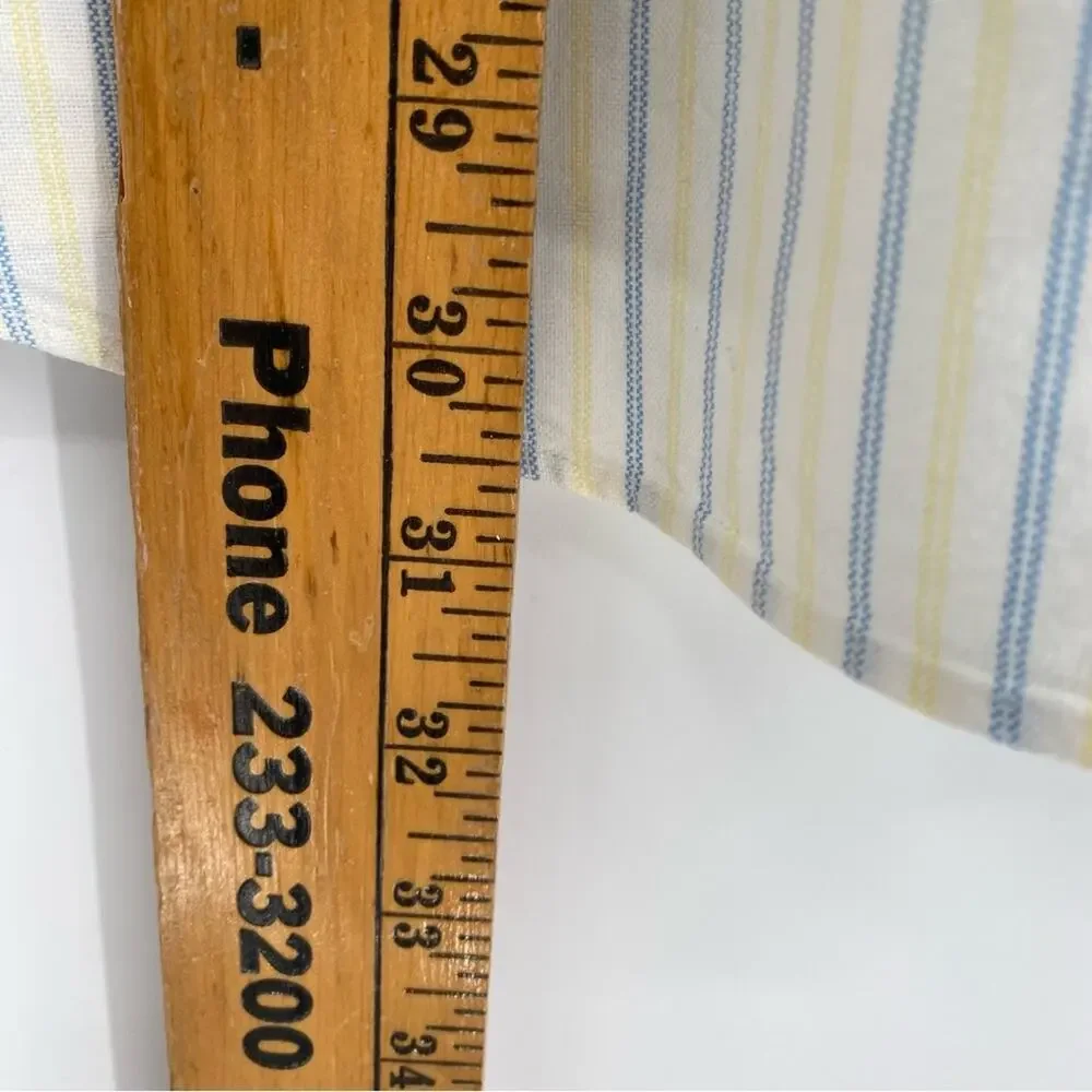 J.CREW‎ Men’s Cotton Long sleeve Stripped Button Down Shirt Office Large
